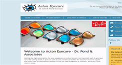 Desktop Screenshot of actoneyecare.com